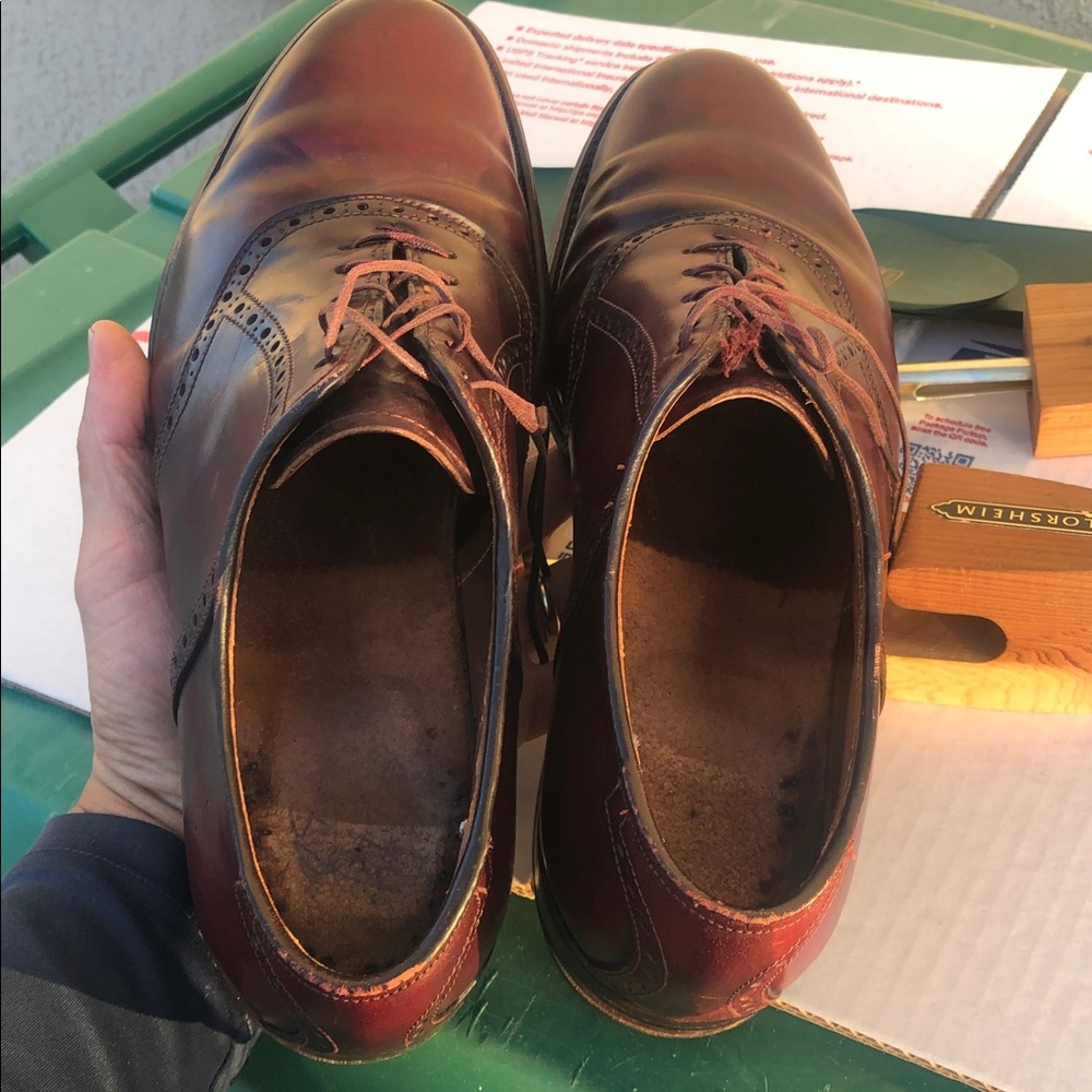 Alden 994 Shell Cordovan 8.5/D used conditions - Picture 6 of 13